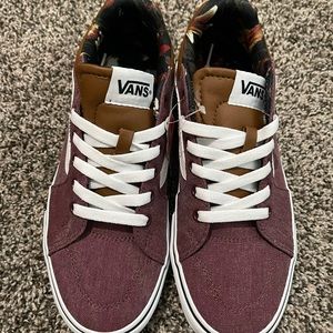 Vans - Men's Filmore C&L Port/white Skate Shoes  Size 7.5